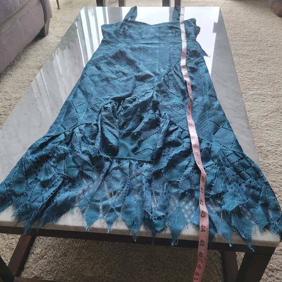 Foxiedox Blue Dress Cocktail Eyelash Lace NWT - Picture 5 of 10